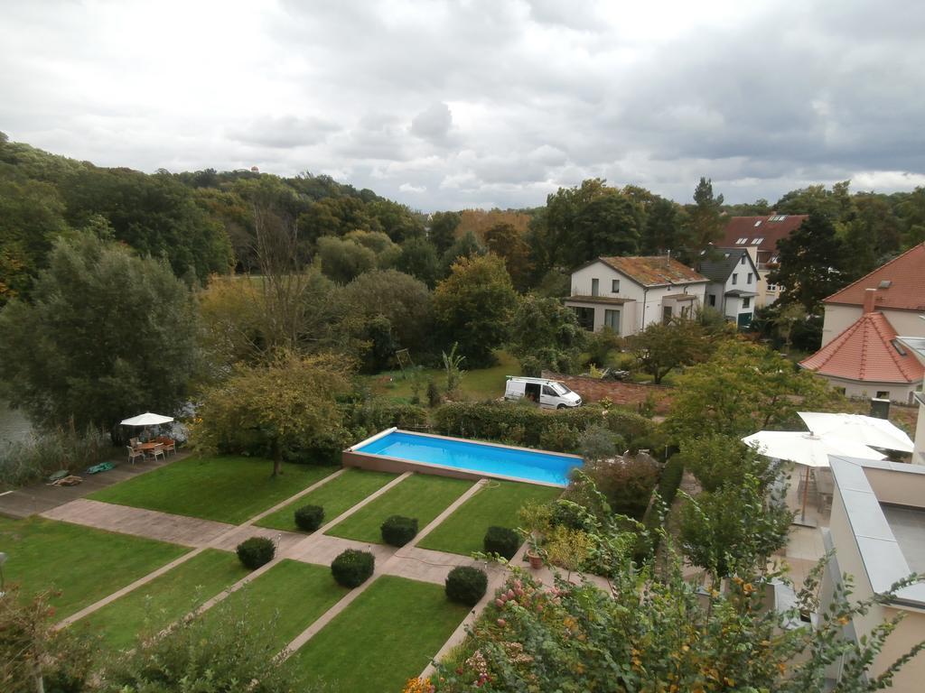 Ferienwohnung Saaleblick Halle  Dış mekan fotoğraf
